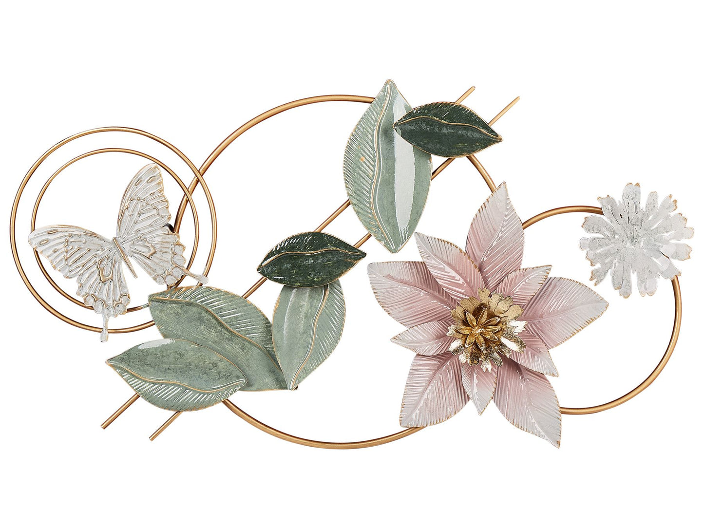Wall Decor Flower THORIUM Metal 44 cm Multicolour