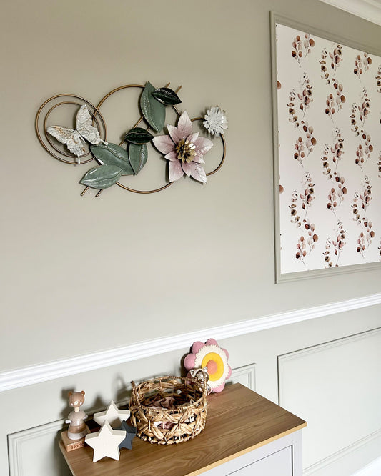 Wall Decor Flower THORIUM Metal 44 cm Multicolour